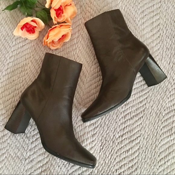 Lord & Taylor Shoes - High Ankle Booties Square Toe by Lord & Taylor